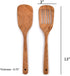 Salad Servers Acacia Wood Wooden Utensils for Serving Salad for Women, Fall Gifts,Thanksgiving Gifts,Christmas Gifts for Mom (Set of 2),(13" x 3" ...