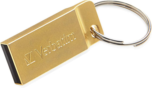 Verbatim 16GB Metal Executive USB 3.0 Flash Drive - Gold...