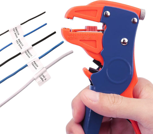 BOENFU Automatic Wire Stripper and Cutter, 2 in 1 Heavy Duty Wire Stripping Tool Adjustable Eagle Nose Wire Stripper for Electronic and Automotive...