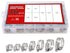 Hose Clamp Kit - 40 Piece 307 Stainless Steel 7 Sizes 6-38mm - Hose Clamps Assortment Pipe Clamp Adjustable - Clamp Assortment Kit, Fuel Line Clam...