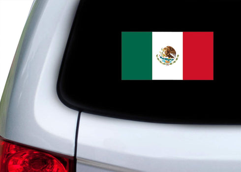 Rogue River Tactical Mexico Mexican Flag Car Decal Window Bumper Sticker Country (3x5)...