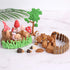 3Pcs/Set Forest Animal Silicone Fondant Molds Squirrel Chocolate Candy Mould Lumberjack Woodland Stump Pine Cones Wooden Tree Trunk Polymer Clay M...