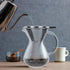 Pour Over Coffee Maker, 400ml Glass Coffee Pot Hand Drip Coffee Maker Filter Pot Manual Coffee Dripper Brewer with Handle and Scale...