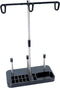 Light Weight Thread Stand - 3 Spools Holder for Domestic (Home-Base) Embroidery and Sewing Machines - Four Colors for Choices - Black...