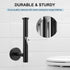 SetSail Bathroom Hardware Set, Matte Black 304 Stainless Steel Bathroom Accessories Set Includes Towel Holder and Toilet Paper Holder, Drill Hole...