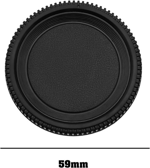 2pcs Camera Body Cap Replacement Part Compatible with Nikon F Lens Mount Camera F3 FM2 F4 D6200 D5600 Df D3 D600 D810 F5 D100 D750 D70 D700...