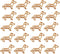 20 Pcs Dachshund Shaped Paper Clips Animal Bookmarks Clips, Cute Orange Dachshund Paperclips Bookmarks Planner Clips, Office Supplies Binder and P...