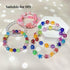 2000pcs 4mm Acrylic Round Beads AB Colors Acrylic Beads Round Spacer Beads with Hole for DIY Bracelet Necklace Jewelry Making Supplies Handmade Cr...