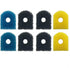 Kulife Aquarium Replacement Filter Sponge, Fish Tank Filter Replacement Parts, 8 Sponge Blocks(2 x Coarse Sponge, 2 x fine Sponge, 4 x Carbonized ...