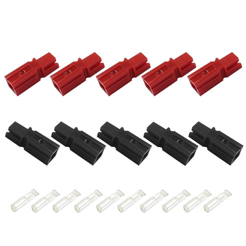 40Pcs 30Amp Power Connector 20-12AWG, Quick Disconnect Powerpole Connectors, 10Pcs Red Housing, 10Pcs Black housing, 20Pcs 30A Contacts Modular Po...