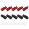 40Pcs 30Amp Power Connector 20-12AWG, Quick Disconnect Powerpole Connectors, 10Pcs Red Housing, 10Pcs Black housing, 20Pcs 30A Contacts Modular Po...