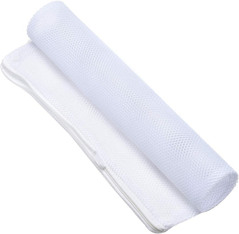 ALEGI Large Filter Media Bags,Aquarium Mesh Bags with Plastic Zipper,White Net Bags for Bio Balls, Ammonia Remover 17.8" by 13.5" (4pcs)...