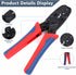 Knoweasy Weatherpack Crimp Tool and Open Barrel Terminal Crimp Tool for Molex, Delphi, AMP/Tyco, Harley - Wire Crimper Compatible with Deutsch DT ...
