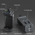 Aluminum Phone Mount for Tripod, Adjustable Phone Tripod Mount with Cold Shoe & Arca Swiss Quick Release Plate,Universal Adjustable Clamp Suitable...
