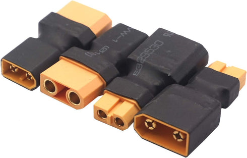 2Pairs ShareGoo RC XT90 to XT60 Plug Male Female Adapter Connector Compatible with RC FPV Drone Car Lipo NiMH Battery Charger...