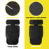 FASITE Car Seat Protector for Baby Child Car Seats - Non-Slip Waterproof Car Seat Cover Pad Protector with Mesh Pockets...