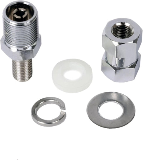 1Pack CB Antenna Stud Mount Adapter SO-239 UHF Female Connector for Mounting 3/8 x 24 Threads CB HAM Radio Antennas...