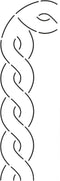 Quilting Creations Cable Border Quilt Stencil, 2"...