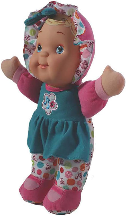 Baby's First Goldberger 12" Soft Body Playtime Baby Doll Teal Bi-Lingual (English-Spanish). A Realistic and Lightweight Soft Body Baby Doll for Ch...