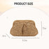 Straw Clutch Purse for Women Cloud Dumpling Pouch Beach Crossbody Shoulder Bag Summer Beach Clutch Woven Handbag...