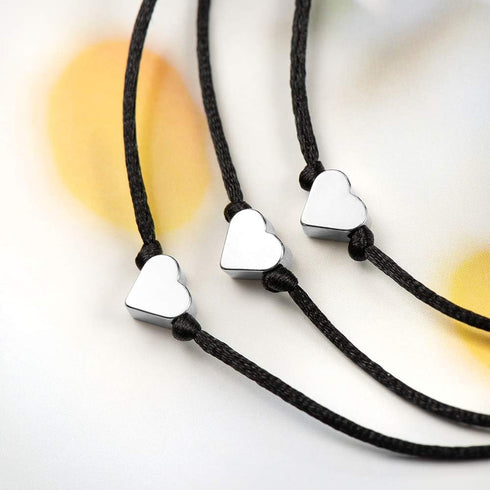 Mother Daughters Bracelet Set Mommy and Me Heart Matching Wish Bracelets Jewelry Gifts for Daughters from Mothers...