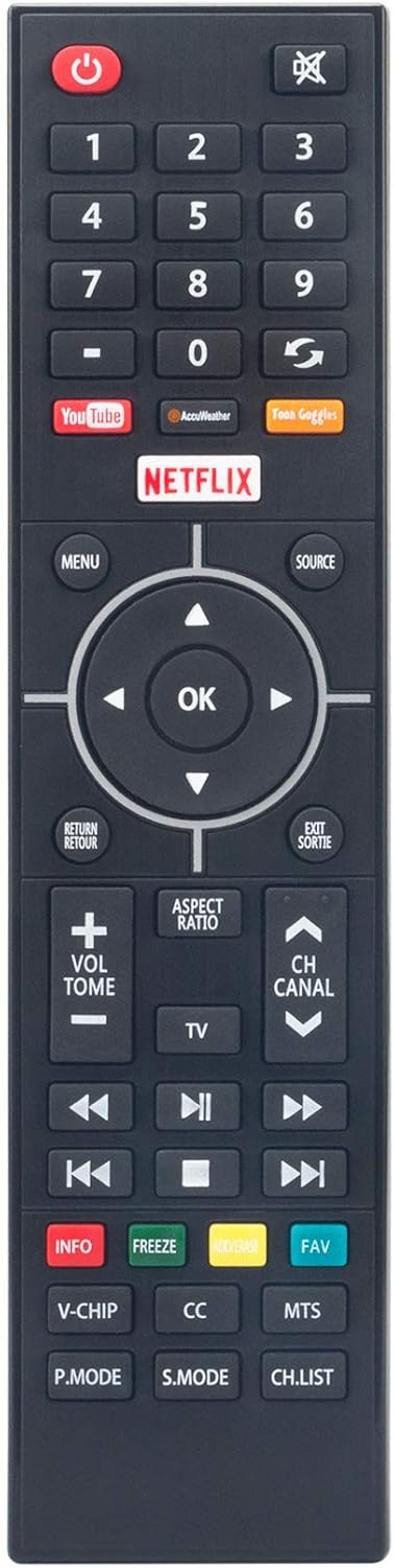 Replace Remote Control fit for Westinghouse TV WE50UB4417 WD32HBB101 WE55UB4417 WD40FE2210 WE43UJ4118 WE65HN4108 WE58UB4108 We65hn4108...