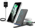 Wireless Charger, bluebyte 3 in 1 Wireless Charging Station for iPhone 12 Pro Max/X/XS/XR/8Plus Wireless Charging pad for Samsung, Apple iWatch, A...