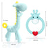 SHARE&CARE BPA Free Silicone Giraffe Baby Teether Toy with Storage Case, for 3 Months Above Infant Sore Gums Pain Relief and Baby Shower, Baby Tee...