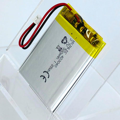 DC 3.7V 500mAh 403040 Rechargeable lithium polymer battery for DIY 3.7-5V Electronic Product, Mobile Energy Storage Power Supply...
