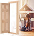1:12 Doll House Mini Wooden Door, DIY Hollow Wooden Door Set Simple Styling 1: 12 for Dollhouse Living Room for Your Interior Model...