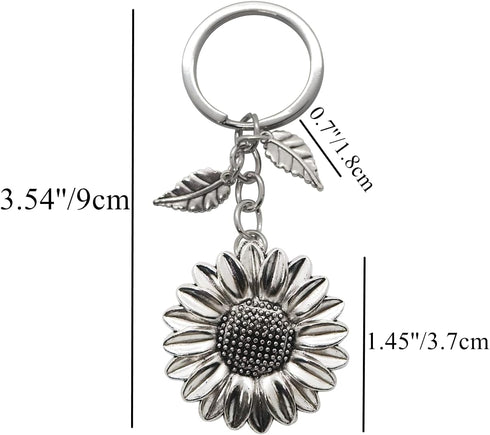 20PCS Sunflower Keychain Sunflower Key Ring Flower Keychain For Birthday Summer Party Wedding School Reward Sunflower Party Favor Bridesmaids Gift...