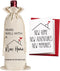 Pairs Well with A New Home Wine Gift Bag, New House Homeowner Wine Bag Funny Housewarming Gift for Hostess Realtor Clients BFF Women, New Place Cl...