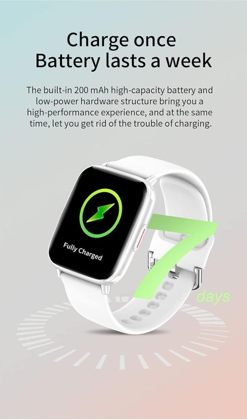 Smart Watch for Men Women Fitness Tracker with Heart Rate Sleep Monitor Step Tracker IP68 Waterproof Pedometer 24 Sport Modes Smartwatch for Andro...