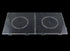 BANCHELLE Fuse Beads Boards 5mm, Plastic Boards Large Square Clear 6 PCS...