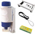 Portable Pocket Microscope MiniLabsters Handheld Miniscope 80X-160X LED Light with Sliders Kit for Kids (Blue)...
