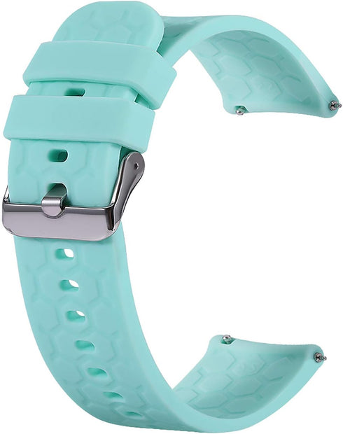 FitTurn 6pack Bands Compatible with OYG Smart Watch IP68 Waterproof Fitness Tracker Replacement Soft Straps Silicone Watch Band Strap with Quick R...