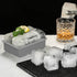 ROTTAY Ice Cube Trays (Set of 2), Sphere Ice Ball Maker with Lid & Large Square Ice Cube Maker for Whiskey, Cocktails and Homemade, Keep Drinks Ch...