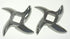 TWO PACK Size #8 meat grinder knives from Butcher-Baker. Stainless Steel for LEM Cabelas MTN and others...
