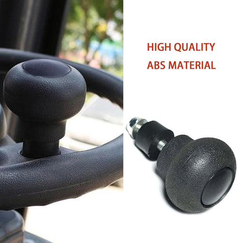 RUIFUU 2Pcs Steering Wheel Knob Spinner, Steering Wheel Power Handle Spinner Knob Turning Aid Ball Tractor Forklift Accessories for Tractors, Fork...