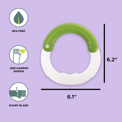 Chef'n 104-259-120 SaladShears Nylon Lettuce Chopper - White...