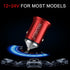 USB C Car Charger Adapter Fast Charging 38W (PD18W/QC20W) Dual Port Cigarette Lighter Compatible with iPhone Series; iPad; Samsung Series (red)...