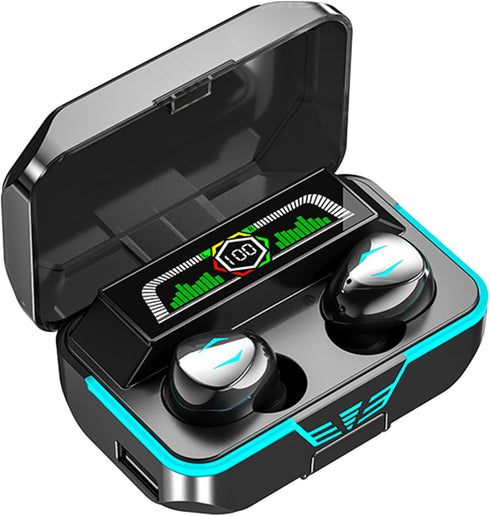 True Wireless Earbuds, 2024 Bluetooth Headphones 5.3 Earbuds, Waterproof Touch Control Ear Buds in-Ear Built-in Mic, with LED Power Display, IP7 W...