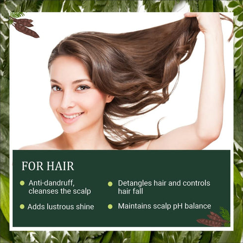 INDUS VALLEY Bio Organic Organic Shikakai Powder for Hair Care - 200g...