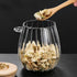 Sugar Container with Bamboo Lid and Spoon,21 oz Sugar Bowl Glass Jar for Coffee Bar Accessories Coffee Canister Kitchen Decor Housewarming Christm...