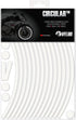 VFLUO - Motorcycle Reflective Wheel Stripes kit, 1 Wheel Rim Stickers Pack, 3M Technology™ - High lateral Visibility, Discreet and Design, Easy In...