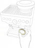 54mm Silicone Steam Ring, 4Pcs Silicone Gasket Accessories suitable For Breville Espresso Machine 878/870/860/840/810/500/450/ Sage 500/870/875/88...