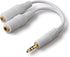 Belkin Speaker and Headphone Splitter, Standard, White...