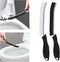 Toilet Brush, 2 Pcs Bathroom Cleaning Brush, Toilet Scrubber, Deep Toilet Bowl Brush with Hanging Hole, Multifunctional Gap Cleaning Brush, Bristl...