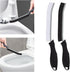 Toilet Brush, 2 Pcs Bathroom Cleaning Brush, Toilet Scrubber, Deep Toilet Bowl Brush with Hanging Hole, Multifunctional Gap Cleaning Brush, Bristl...