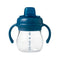 OXO Tot Transitions Soft Spout Sippy Cup with Removable Handles, Navy, 6 Ounce...